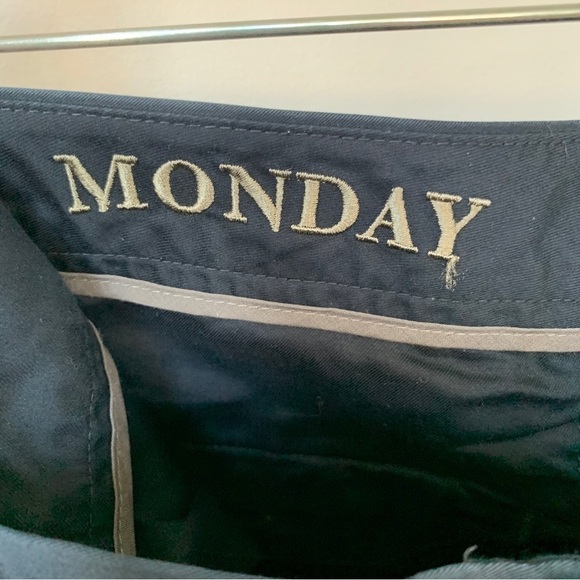 Bonobos Navy Blue Straight Monday Slacks Size 32x32 - Picture 6 of 8